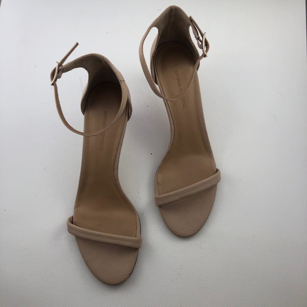 Banana Republic Bare Heel Ankle Strap Sandal #1138